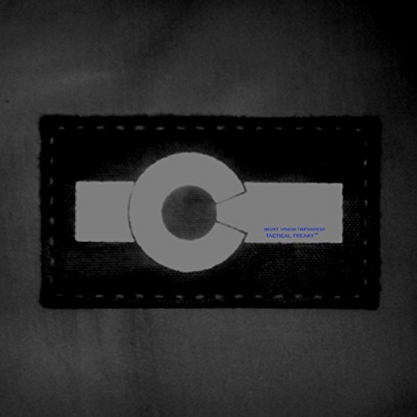 Tactical Freaky Airsoft Morale Patch 2 Colorado Flag Multicam Infrared IR 3.5x2 IFF Tactical Morale Touch Fastener Patch