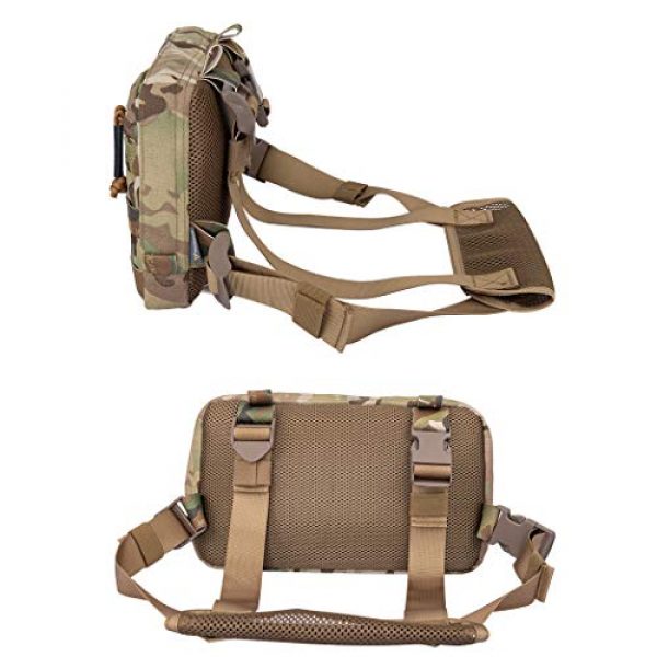 IDOGEAR Tactical Pouch 2 IDOGEAR Tactical Recon Kit Bag Chest Bag Molle Combat Pouch 500D Nylon