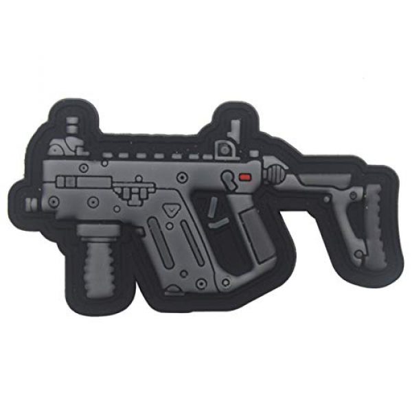 Military Ba Airsoft Morale Patch 2 Military Ba Light Machine Gun PVC Morale Patch