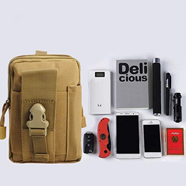 Cozylkx Tactical Pouch 5 Cozylkx Tactical Molle EDC Pouch Belt Waist Bags Military Fanny Pack Outdoor Pouches Phone Case Pocket