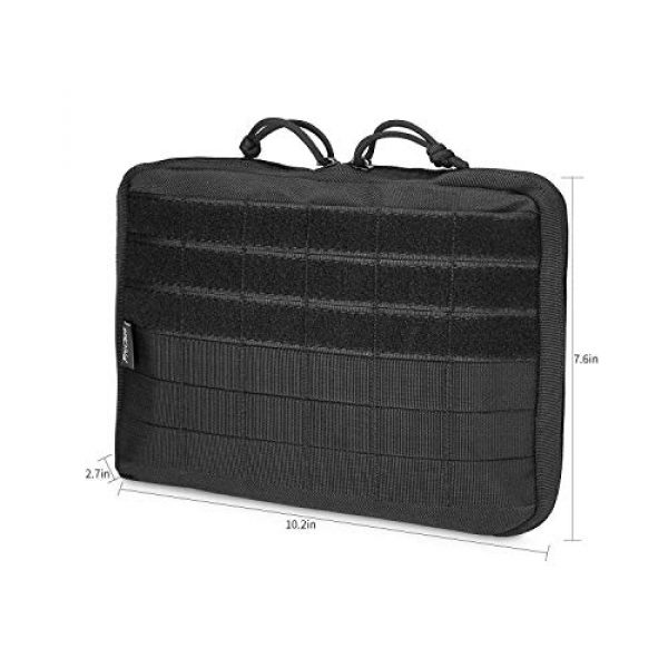 ProCase Tactical Pouch 6 ProCase Tactical Admin Pouch (Longer Size) Bundle with Tactical MOLLE Pouch (Higher Size)
