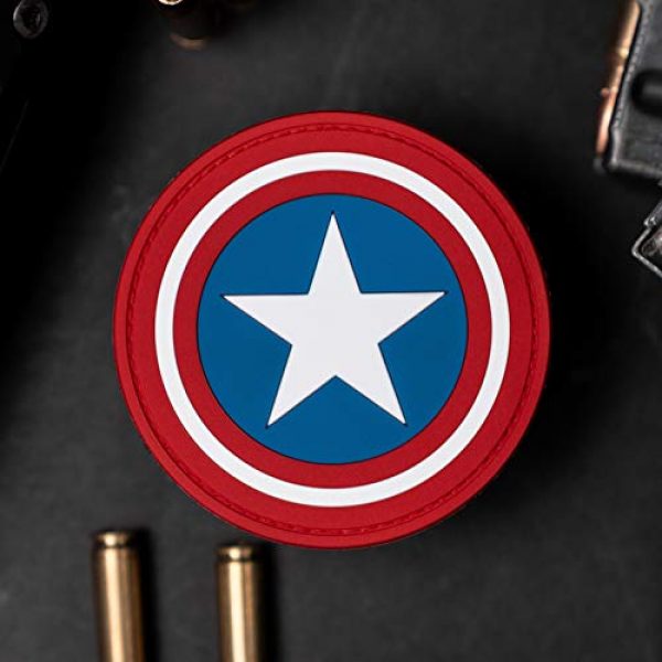 NEO Tactical Gear Airsoft Morale Patch 2 NEO Tactical Gear Captain America Morale Patch PVC