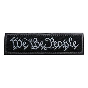 TrendyLuz USA Airsoft Morale Patch 1 TrendyLuz We The People US Constitution American Embroidered Hook & Loop Morale Patch