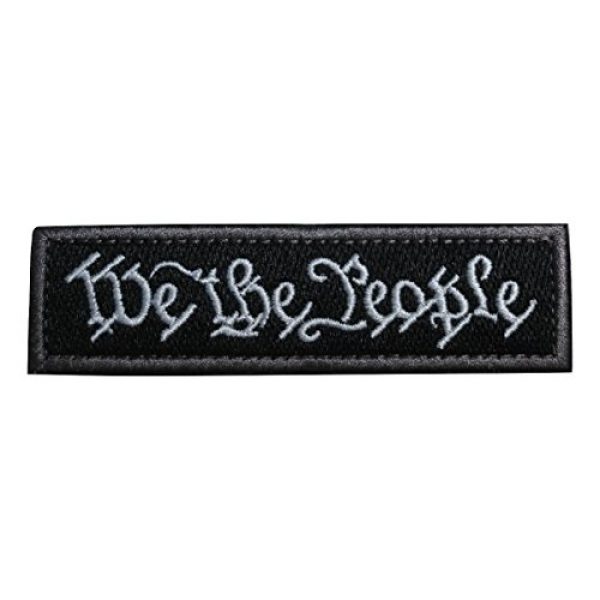 TrendyLuz USA Airsoft Morale Patch 1 TrendyLuz We The People US Constitution American Embroidered Hook & Loop Morale Patch
