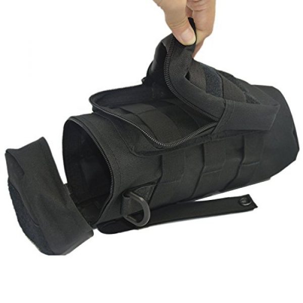Gosear Tactical Pouch 4 Portable Water Bottle Bag Nylon Kettle Pack Outdoor Sport Tactical Gear Pouch with Utility Medic Small Mess Pouch for War Game Activities Travel Biking Hiking Camping Trekking Military