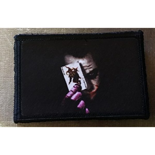 RedheadedTshirts Airsoft Morale Patch 2 The Joker Morale Patch. Perfect for Your Tactical Military Army Gear, Backpack, Operator Baseball Cap, Plate Carrier or Vest. 2x3" Hook Patch. Made in The USA