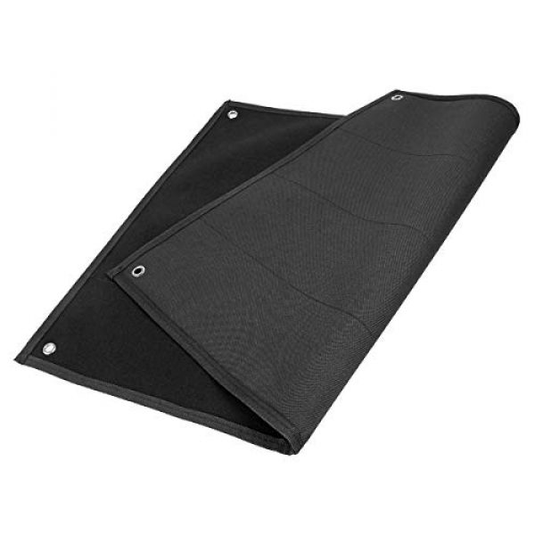 IronSeals Airsoft Morale Patch 5 IronSeals Tactical Board Patch Organizer Holder Display with Loop Surface, Steel Ring and Flag Patch