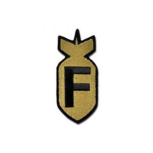 BASTION Airsoft Morale Patch 1 BASTION Morale Patches (F Bomb, ACU) | 3D Embroidered Patches with Hook & Loop Fastener Backing | Well-Made Clean Stitching | Military Patches Ideal for Tactical Bag, Hats & Vest
