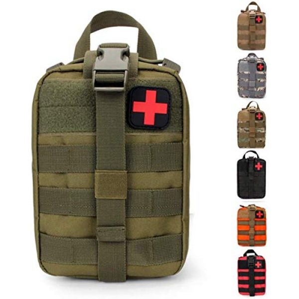 ACOMOO Tactical Pouch 1 ACOMOO Outdoor Tactics MOLLE Rip-Away Medical Emergency Rescue Bag Outdoor Medical Bag Climbing Climbing