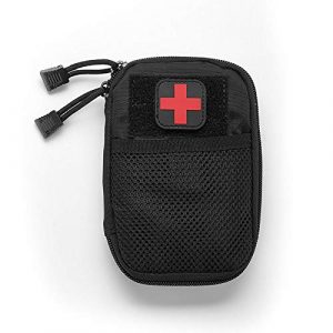 BIHIKI Tactical Pouch 1 BIHIKI Medical Pouch, First Aid Bag Tactical Pouch for Camping Climbing Traveling Outdoor Activities, Bag Only