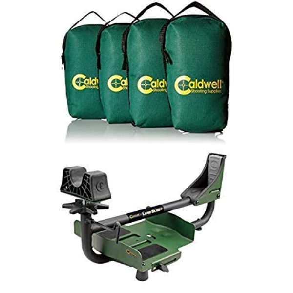 Caldwell Shooting Rest Sled 1 Caldwell 533117 Lead Shot Weight Bag - 4 Pack, Green Lead Sled 3 Adjustable Ambidextrous Recoil Reducing Rifle Shooting Rest for Outdoor Range