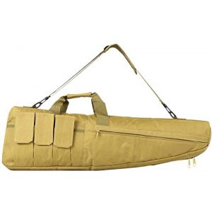 ODM Rifle Case 1 ODM 33IN Outdoor Padded Gear Bag Combat Training Gear Scabbard Fishing Tool Canvas with Shoulder Sling Strap