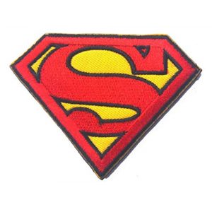 Tactical Embroidery Patch Airsoft Morale Patch 1 Superman DC Comics Super Hero S Tactical Embroider Hook & Loop Morale Patch Military Patch for Clothing Accessory Backpack Armband