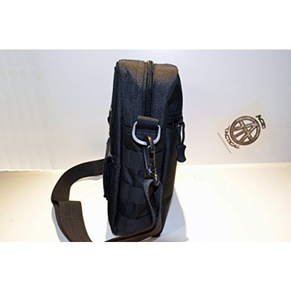 Acid Tactical Tactical Pouch 3 Acid Tactical MOLLE First Aid Bag Pouch Trauma EMT Medic Utility - Black