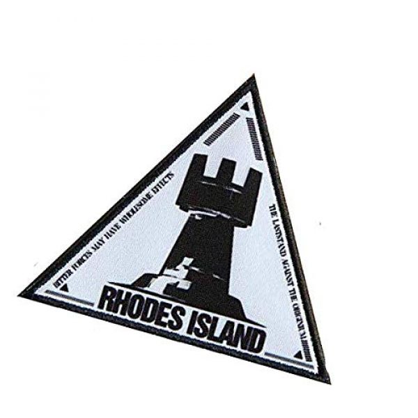 Fine Print Patch Airsoft Morale Patch 3 Arknights Rhodes Island Military Hook Loop Tactics Morale Printed Patch