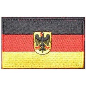 Tactical Embroidery Patch Airsoft Morale Patch 1 Germany Flag Embroidery Patch Military Tactical Morale Patch Badges Emblem Applique Hook Patches for Clothes Backpack Accessories