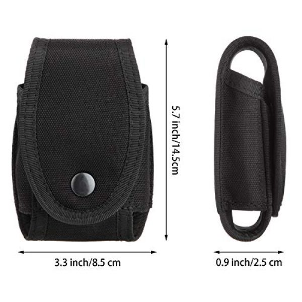 Frienda Tactical Pouch 5 Frienda 2 Packs Handcuff Cases Nylon Handcuff Holders Universal Handcuff Pouch for Most Chain or Hinged Cuffsc