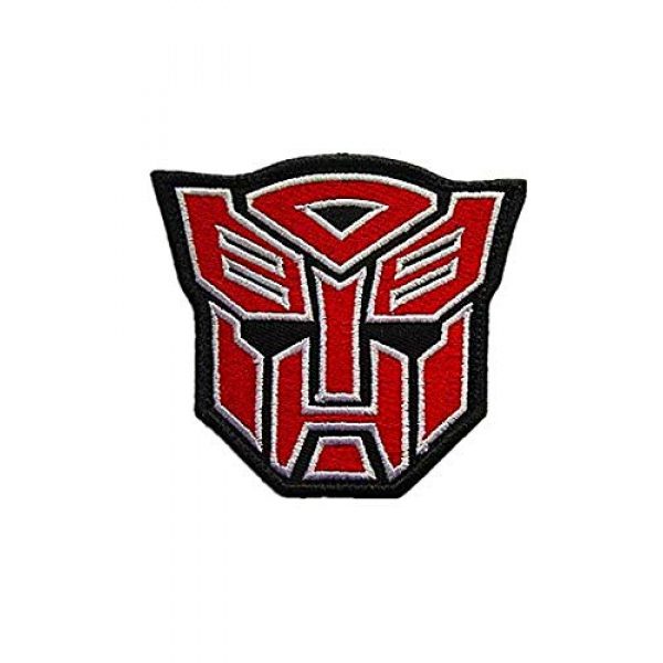 Embroidery Patch Airsoft Morale Patch 1 Superhero Transformers Autobot Military Hook Loop Tactics Morale Embroidered Patch (color1)
