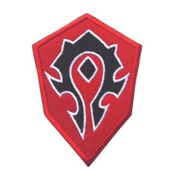 Tactical Embroidery Patch Airsoft Morale Patch 3 Wow Warcraft World Alliance Tribe Tactical Embroidery Patch Hook & Loop Morale Patch Military Patch for Clothing Accessory Backpack Armband (4pcs)