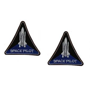 Crests, Insignia, Signs & Symbols Airsoft Morale Patch 1 2 pieces SPACE PILOT Iron On Patch Embroidered Motif Applique NASA USA Space Mission Aeronautical Astronaut Decal 4 x 3.9 inches (10 x 9.8 cm)