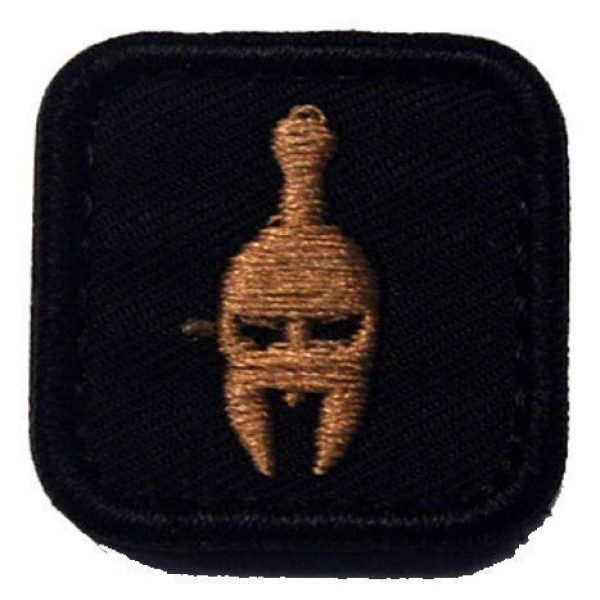 Tactical Embroidery Patch Airsoft Morale Patch 4 4pcs Small Size Sparta Warriors Tactical Embroidery Patch Hook & Loop Morale Patch Military Patch for Clothing Accessory Backpack Armband