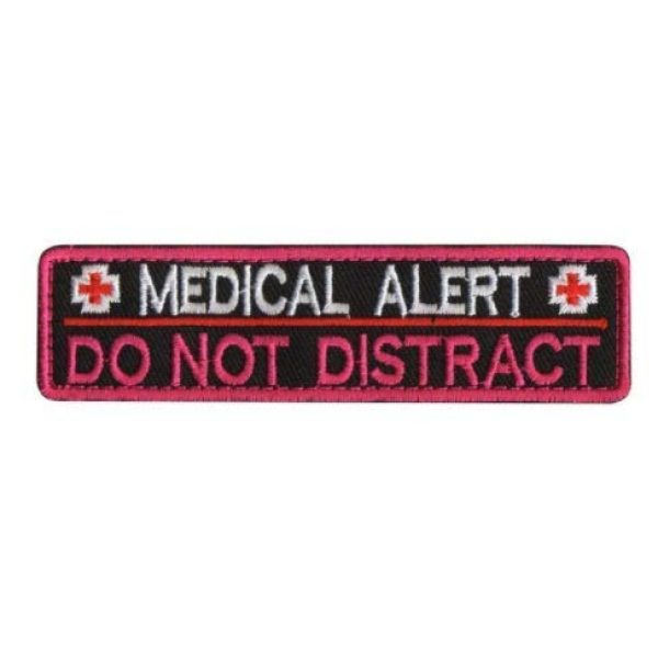 Tactical Embroidery Patch Airsoft Morale Patch 2 Service Dog Tactical Embroidery Patch Hook & Loop Morale Patch Military Patch for Clothing Accessory Backpack Armband (2pcs)