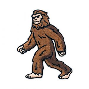 Winks For Days Airsoft Morale Patch 1 Winks For Days Bigfoot Sasquatch Embroidered Iron-On Patch