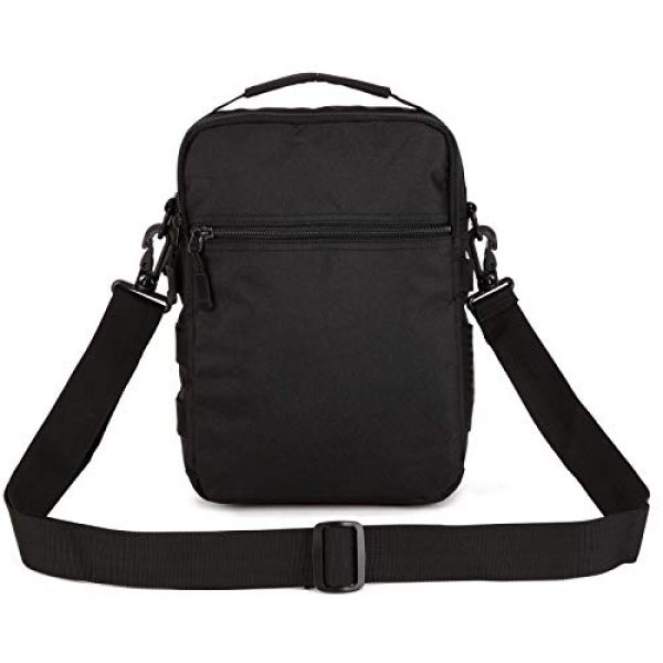 Protector Plus Tactical Pouch 2 Protector Plus Tactical Messenger Bag Men Military MOLLE Sling Shoulder Pack Tool Briefcase Assault Gear Handbags Outdoor Utility Carry Satchel (Patch Included)