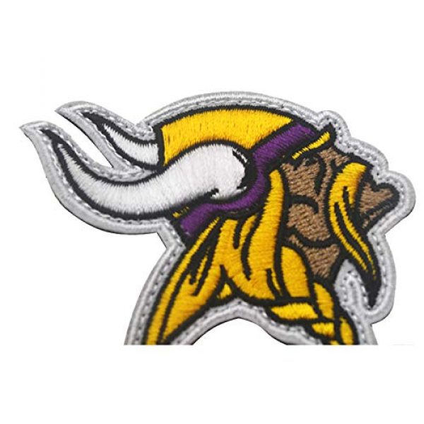 ODSP Airsoft Morale Patch 6 Embroidered Patch Football Team Logo Hook and Loop Fasteners Backing Patches Badge Emblem Sign Applique Tactical Morale Military Patch 2.76" x 1.38"