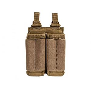5.11 Tactical Pouch 1 5.11 Tactical Flex Double Pistol Mag Lightweight Pouch, Style # 56425, Kangaroo