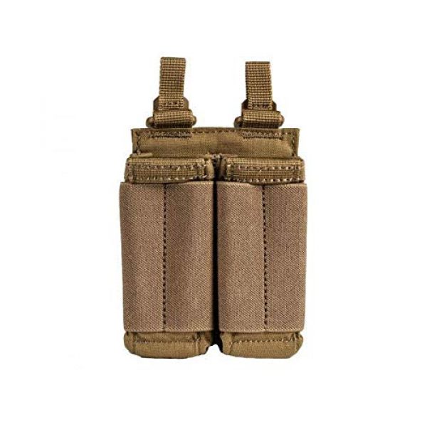 5.11 Tactical Pouch 1 5.11 Tactical Flex Double Pistol Mag Lightweight Pouch, Style # 56425, Kangaroo