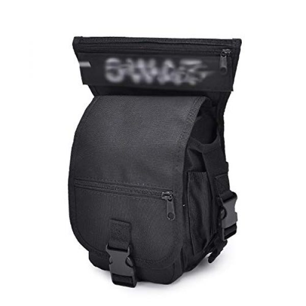 Ruosaren Tactical Pouch 2 Ruosaren Outdoor Tactical Leg Bag, Military Camouflage Multi-Function Waist Bag, Leg Hanging Riding Adventure Mobile Pocket