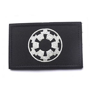 Tactical Embroidery Patch Airsoft Morale Patch 1 Star Wars Galactic Empire Symbol Tactical Embroider Hook & Loop Morale Patch Military Patch for Clothing Accessory Backpack Armband