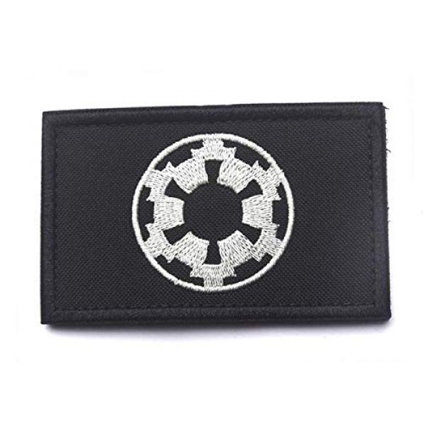 Tactical Embroidery Patch Airsoft Morale Patch 1 Star Wars Galactic Empire Symbol Tactical Embroider Hook & Loop Morale Patch Military Patch for Clothing Accessory Backpack Armband