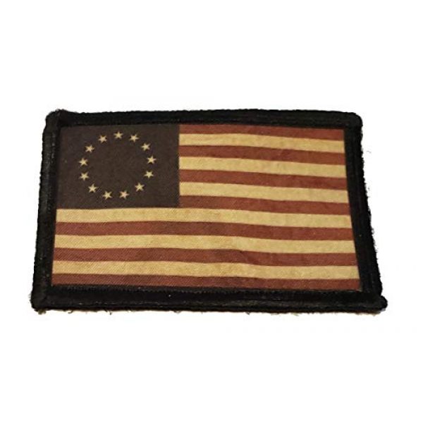 RedheadedTshirts Airsoft Morale Patch 1 Betsy Ross Flag Tactical Patch -Made in The USA- Patches Perfect for Your Plate Carrier Military Vest, hat, Backpack. Funny Patch by Redheadedtshirts!