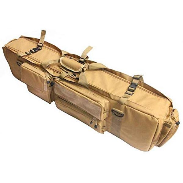 Hunting Explorer Tactical Pouch 5 Tactical M249 Gun Bag Outdoor Carrying Shoulder Bag with Soft Rifle Box Hunting air Soft Fish Multi-Purpose Gun Box Hunting Shooting air Gun Rifle Gun Carrying Bag Fishing Bag About 100 cm