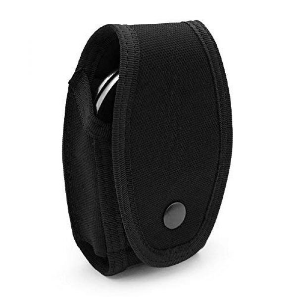 CyberDyer Tactical Pouch 7 CyberDyer Handcuff Holder Law Enforcement Military Standard Handcuff Pouch Belt Loop Black Handcuff Case