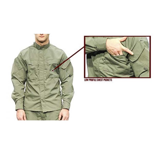 Tru-Spec Tactical Shirt 5 Tru-Spec Shirt, Tru Urban Force P/C R/S, Grey, Medium/Large