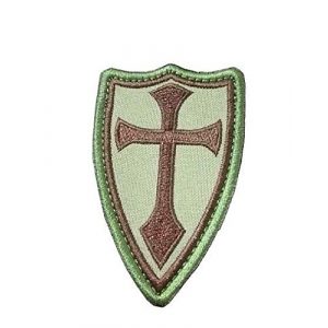 Tactical Embroidery Patch Airsoft Morale Patch 1 Navy Seal Devgru Cross Crusader Shield Embroidery Patch Military Tactical Morale Patch Badges Emblem Applique Hook Patches for Clothes Backpack Accessories