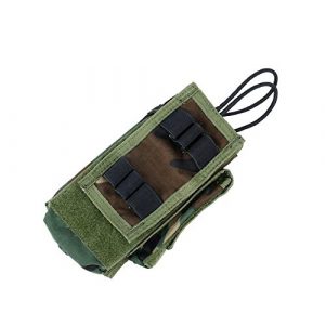 TMC Tactical Pouch 1 TMC MBITR Radio Pouch Prc-152 (Woodland) for Tactical Airsoft Hunting Game