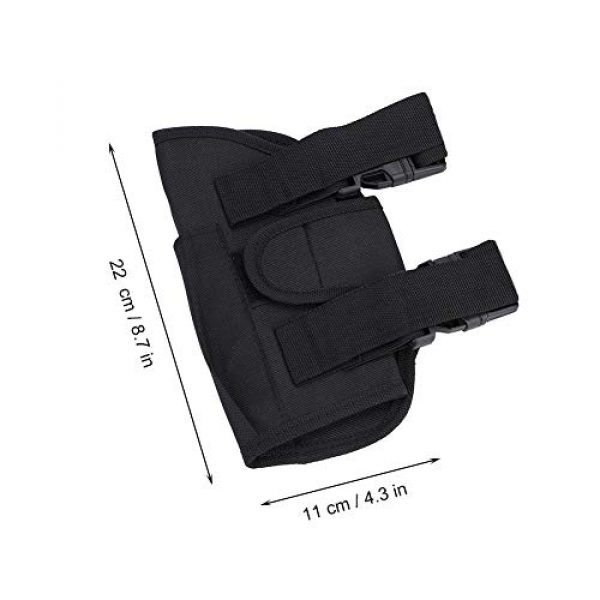 Alomejor Airsoft Holster 3 Leg Bag Kids Tactical Leg Holster Kit with Dart Pouch Toy Holster Holder for Outdoor Hiking Cycling