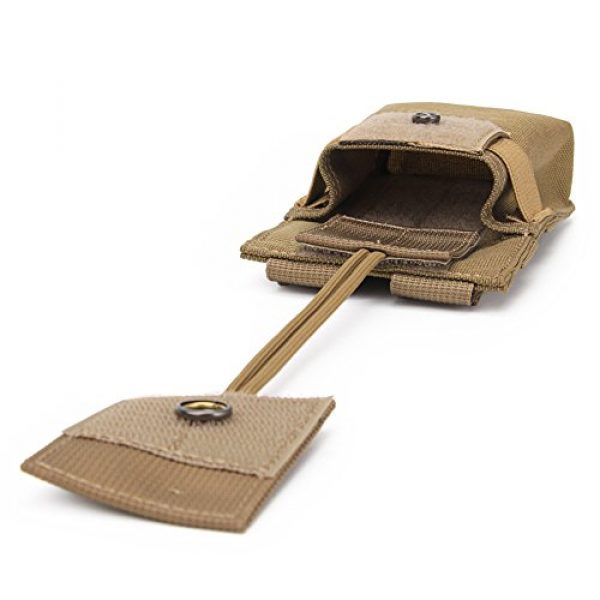 Warrior Quest Tactical Pouch 6 Warrior Quest Adjustable 1000D Nylon Short Radio Pouch - Molle Radio Pouch Tactical Radio Holster