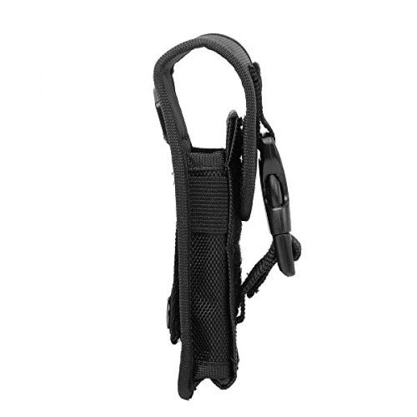 Pvnoocy Tactical Pouch 3 Nylon Outdoor Hunting Tactical Flashlight Pouch Combat Molle Electronic Torch Waist Bag Small Size Portable Flashlight Holster