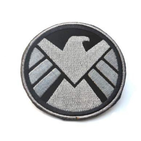 Tactical Embroidery Patch Airsoft Morale Patch 1 Marvel Comics Avenger Agents of The Shield Crest Embroidery Patch Military Tactical Morale Patch Badges Emblem Applique Hook Patches for Clothes Backpack Accessories
