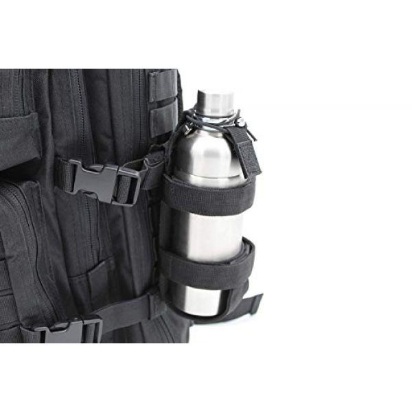 LUMINARY GLOBAL Tactical Pouch 2 Luminary MOLLE Bottle Holder with Dual Adjustable Webbing Strap, Versatile Hydration Carrier for Backpacking, Hunting, Camping, Hiking, and Tactical