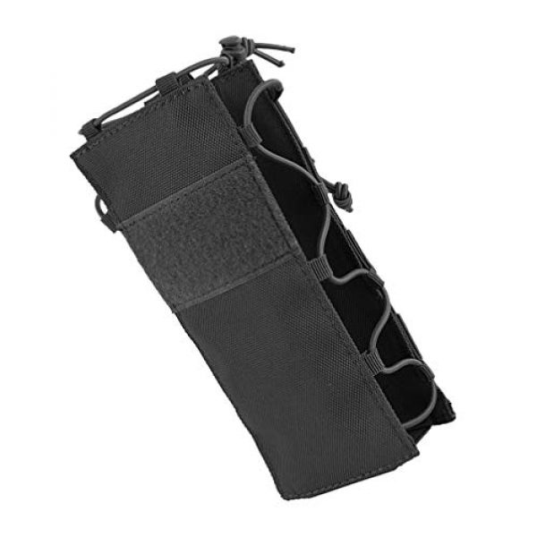 LIOOBO Tactical Pouch 5 LIOOBO Military Water Bottle Bag Waist Pouch Holder Outdoors Travel for Men Women Black