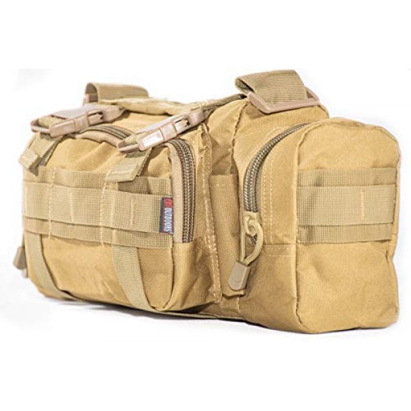 EBS Outdoors Tactical Pouch 5 EBS Outdoors Tactical Bag - Military Pouch - Fanny Pack - Deployment Bag