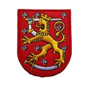 Tactical Embroidery Patch Airsoft Morale Patch 1 Finland Finnish Lion Coat of Arms Flag Suomen Vaakuna Suomi Tactical Embroidery Patch Hook & Loop Morale Patch Military Patch for Clothing Accessory Backpack Armband