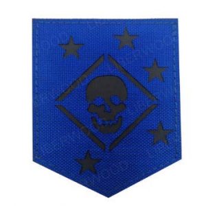 Tactical Embroidery Patch Airsoft Morale Patch 1 USMC Ghost Force Recon Special Operations Marsoc Raiders Infrared Reflective IR Patch Military Tactical Morale Patch Badges Emblem Applique Hook Patches for Clothes Backpack Accessories