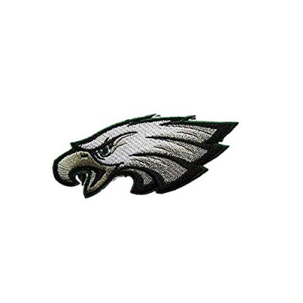 Embroidery Patch Airsoft Morale Patch 2 National Football League Eagles Logo Military Hook Loop Tactics Morale Embroidered Patch
